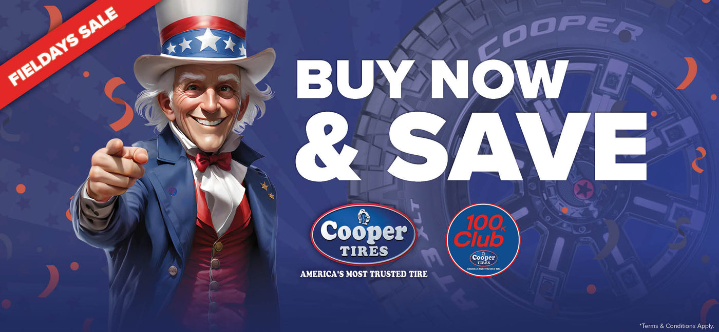June Specials on the Cooper Tire Range