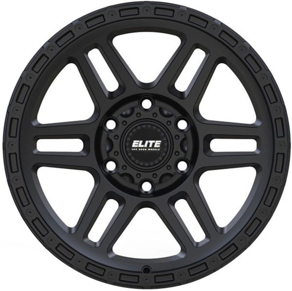 Elite Weapon Wheel 17x9 +15 Satin Black