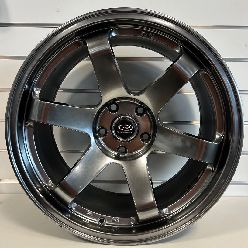 Rota Grid Hyper Black  18x9.5  5x 114.3 +30