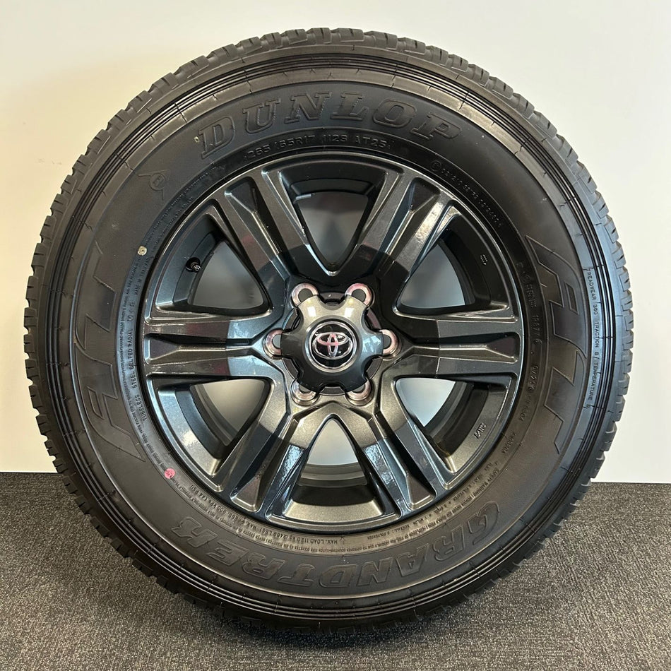 Dunlop GT Grandtrek AT25  265/65/R17 112S  ALLOY RIM AND TYRES - SET OF 4