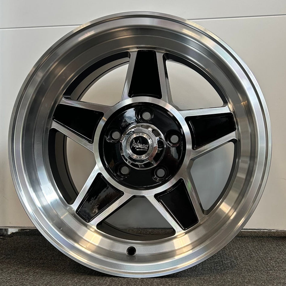 Performance Wheel Alloy - Black Challenger 15X8 5X114.3 +0