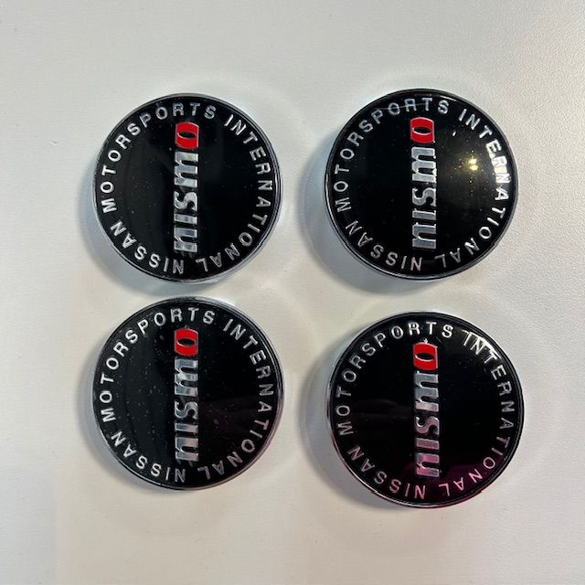 Wheel Centre Caps Set - 65mm Nissan Nismo Motorsports