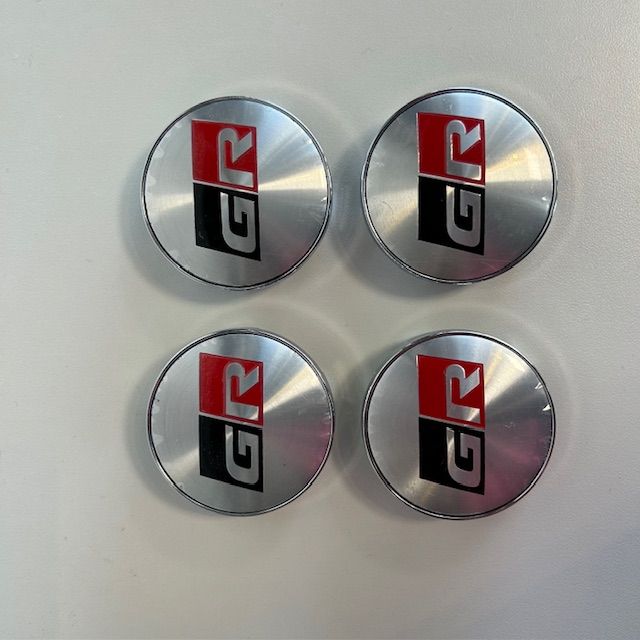Wheel Centre Cap Set - 60mm Toyota GR Sport Silver