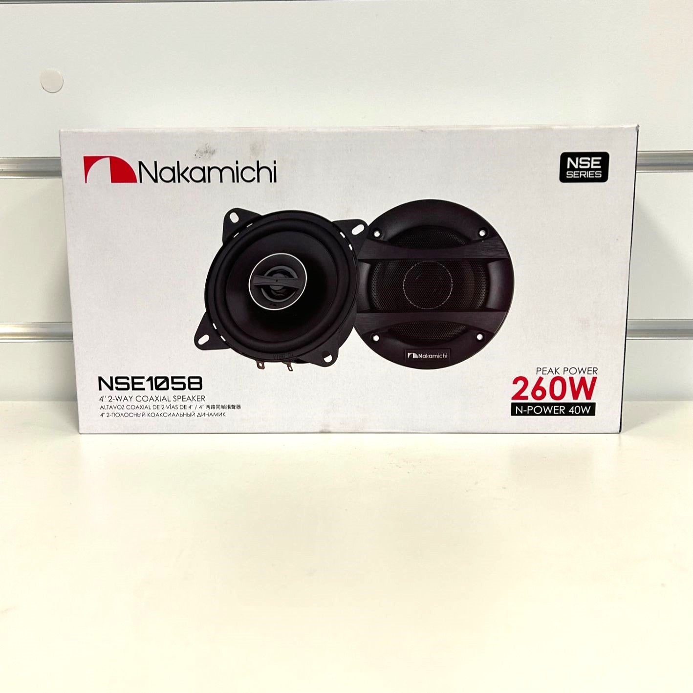Nakamichi 4″” 260w Coaxial Speakers – BMG Store
