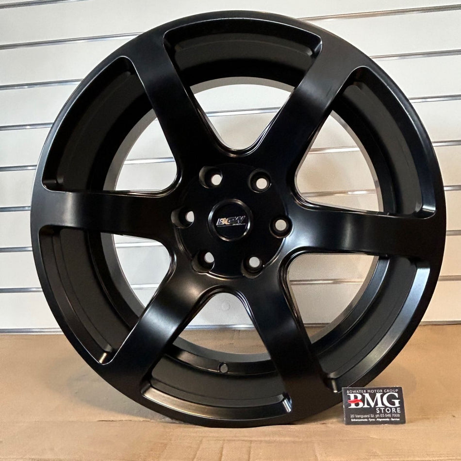 BGW VENICE Satin Black 20x8 6x139.7 +15 Wheel